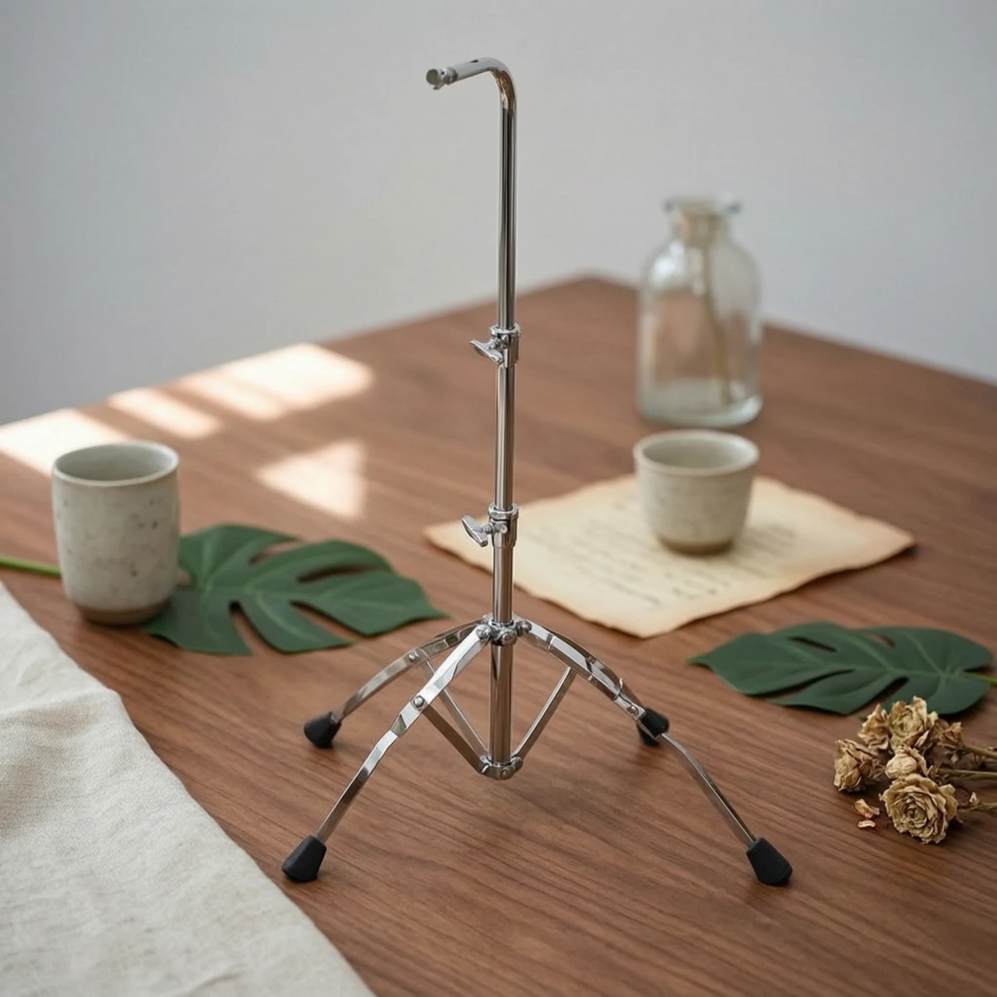 Sound Tree Stand Metal Sound Tree Rack Chime Stand with Tripod Base Sturdy Easy to Assemble for Musicians, Meditation