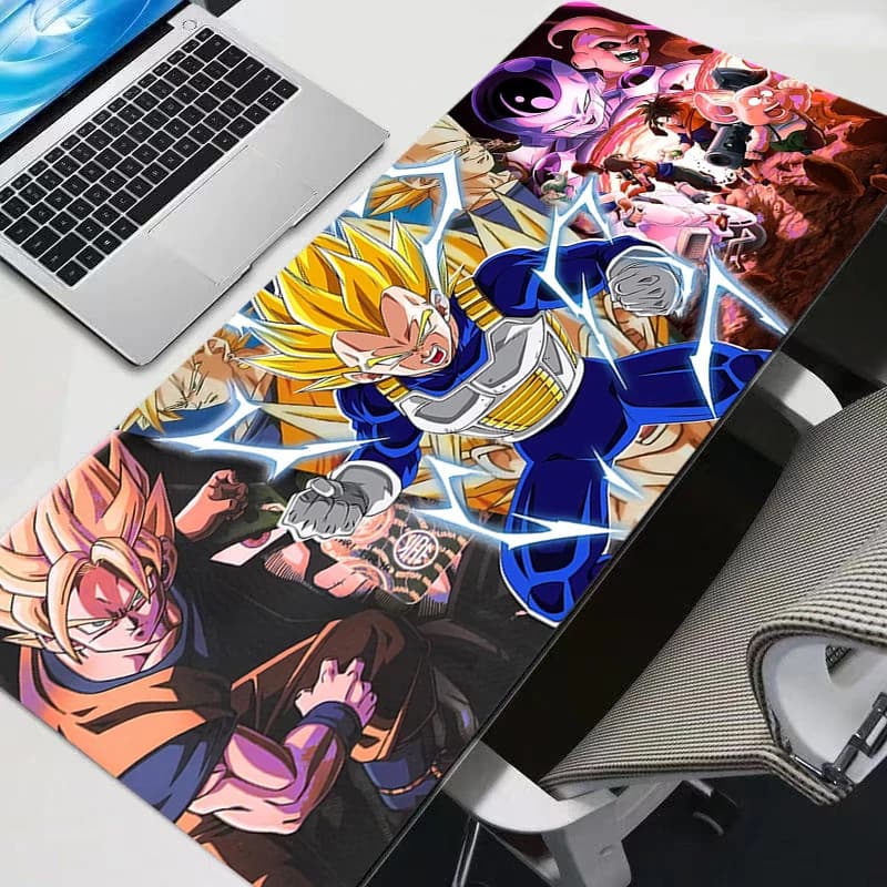Mouse Pad Gamer Desk Mat PC Dragon Ball Vegeta Anime Computer Sexy Anime Mousepad Keyboard Gaming Accessories Mausepad