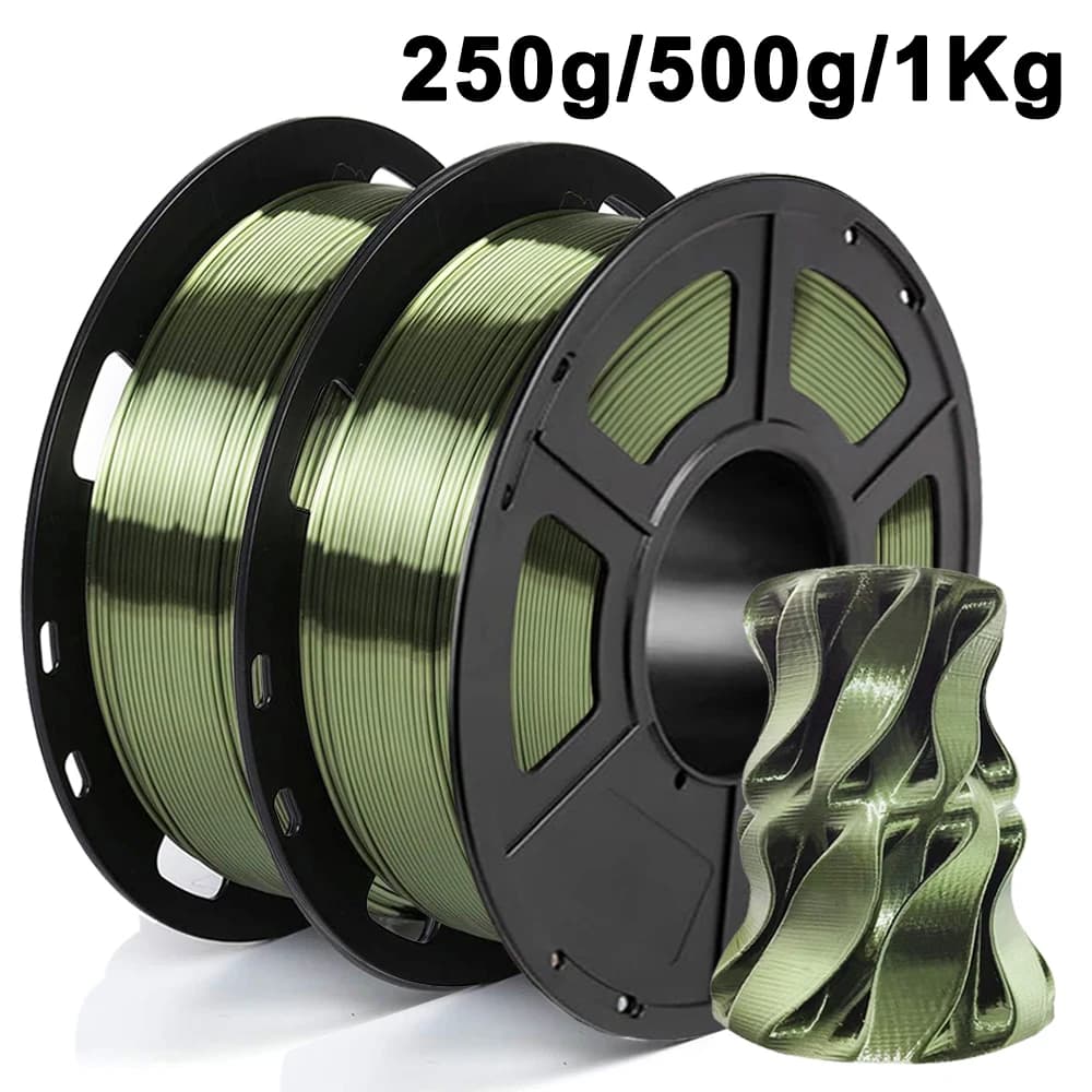250g 500g 1Kg PLA Silk Bronze 3D Printer Filament 1.75mm Silk Bronze for 3D Printer Material Plating