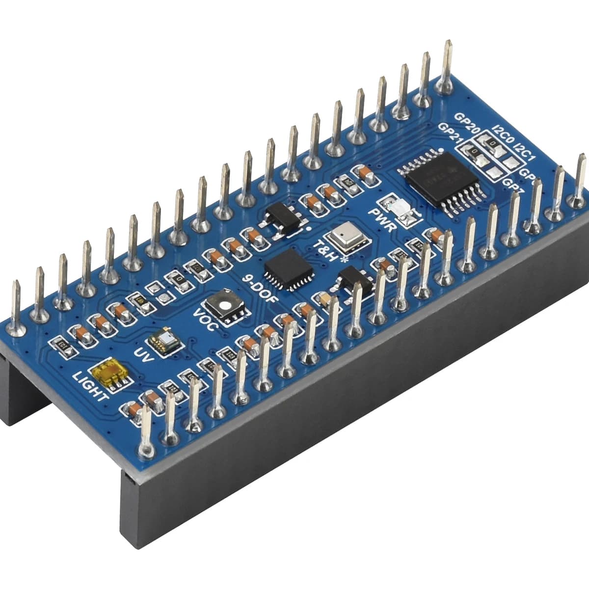 Modulo sensori ambientali Waveshare per bus Raspberry Pi Pico I2C