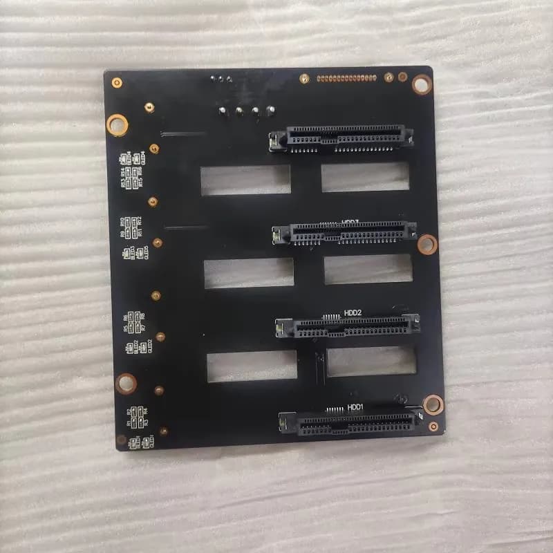 Scheda di Connessione N4 per Chassis NAS, 4 Connettori SATA, Schede di Interfaccia per Dischi Rigidi, Circuito per Accessori di Dispositivi di Archiviazione