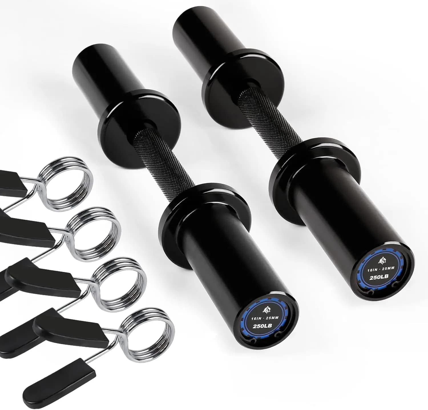 16 Inch Chargeable Handlebar for Olympic Plates, Adjustable Weight Strength Training Tool