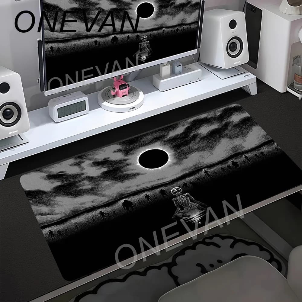 Varmilo Computer Keyboard Mouse Pad 90x40cm Berserk Guts Anime Gaming Desk Mat Pc Accessories Table Gamer Carpet Soft Mousepad