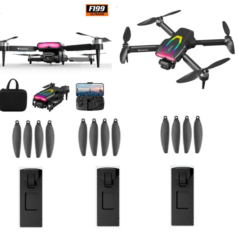 Batteria 3.7V 1800mAh per Drone RC F199, Accessori per Drone F199, Batteria F199, Batteria per Drone F199, Batteria per Elica, Giocattolo RC