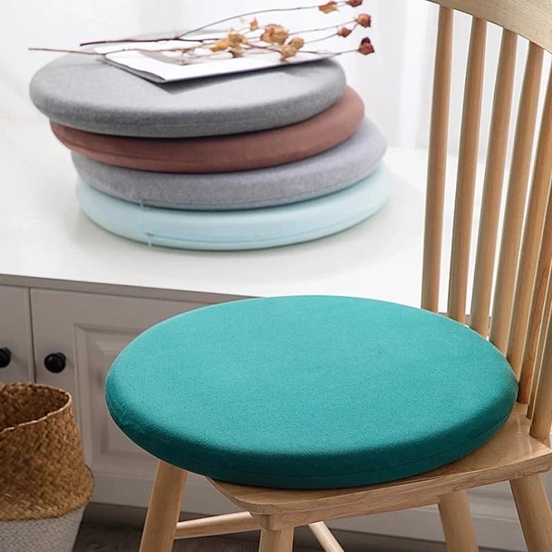 Cuscino del sedile in memory foam Regalo di Natale Verde Morbido sedile da pavimento rotondo Futon Cuscino per sedia da ufficio Cuscino per sgabello da bar 30/35/40/45 cm