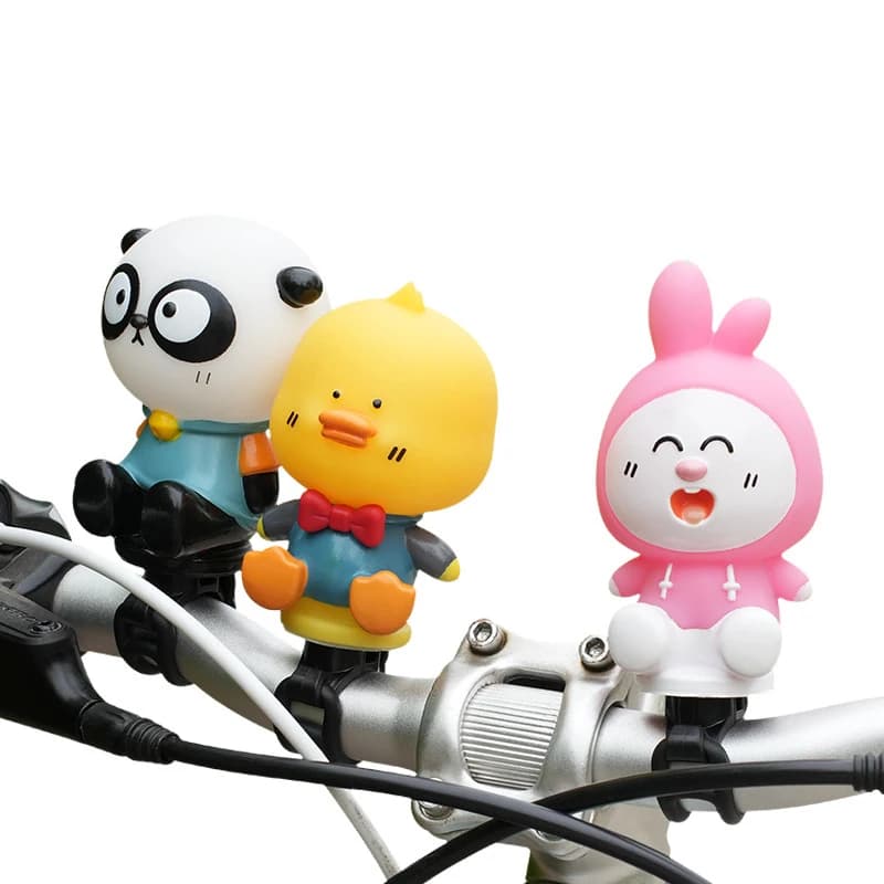 Clacson per bici da 1 pezzo, clacson per bici da spremere all'aperto, campanelli sonori chiaramente per campanelli per bici per bambini, scooter per bambini