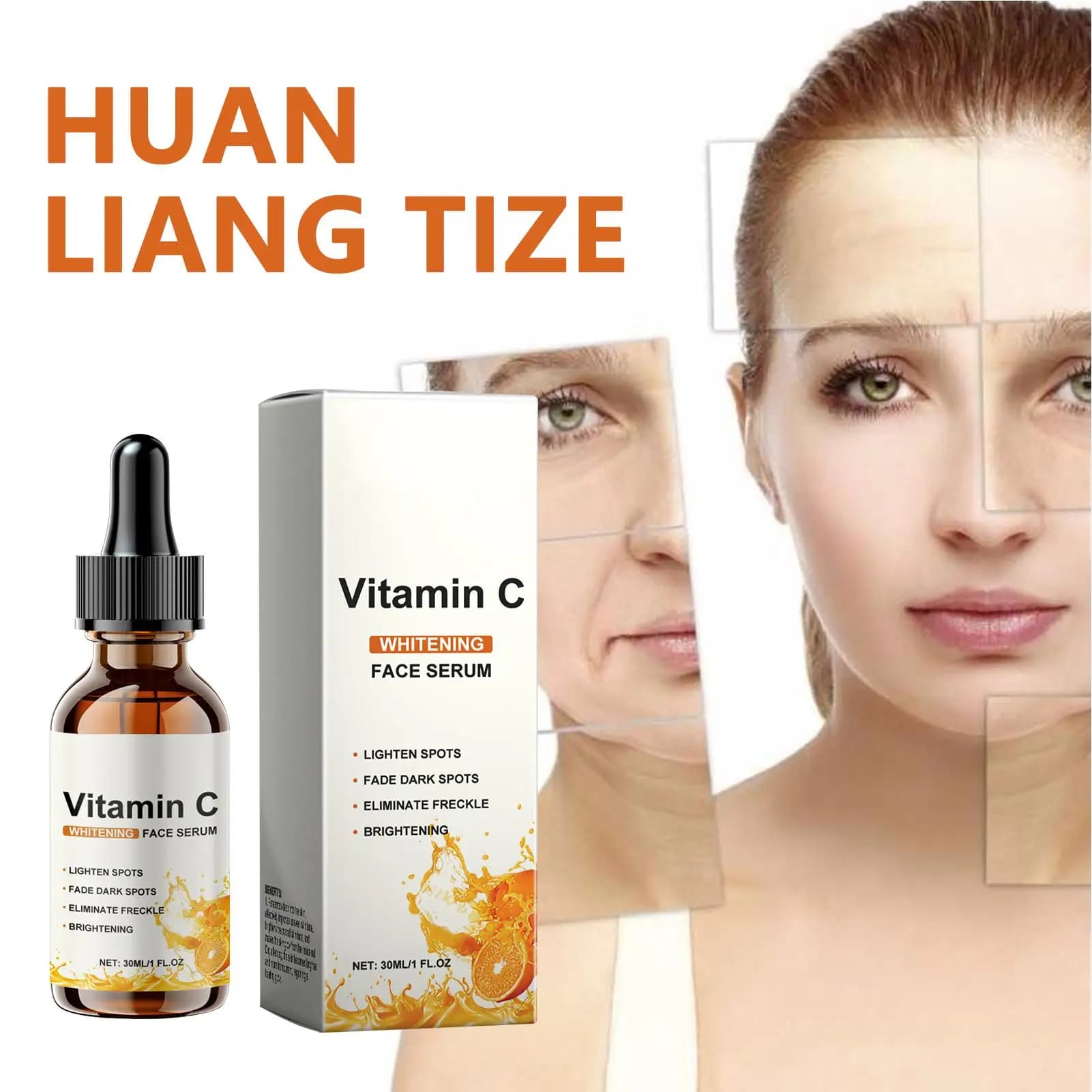 30ml Moisturizing face essence to vitamin C moisturizing nourishing liquid brightening essence for skin facial care 30ml