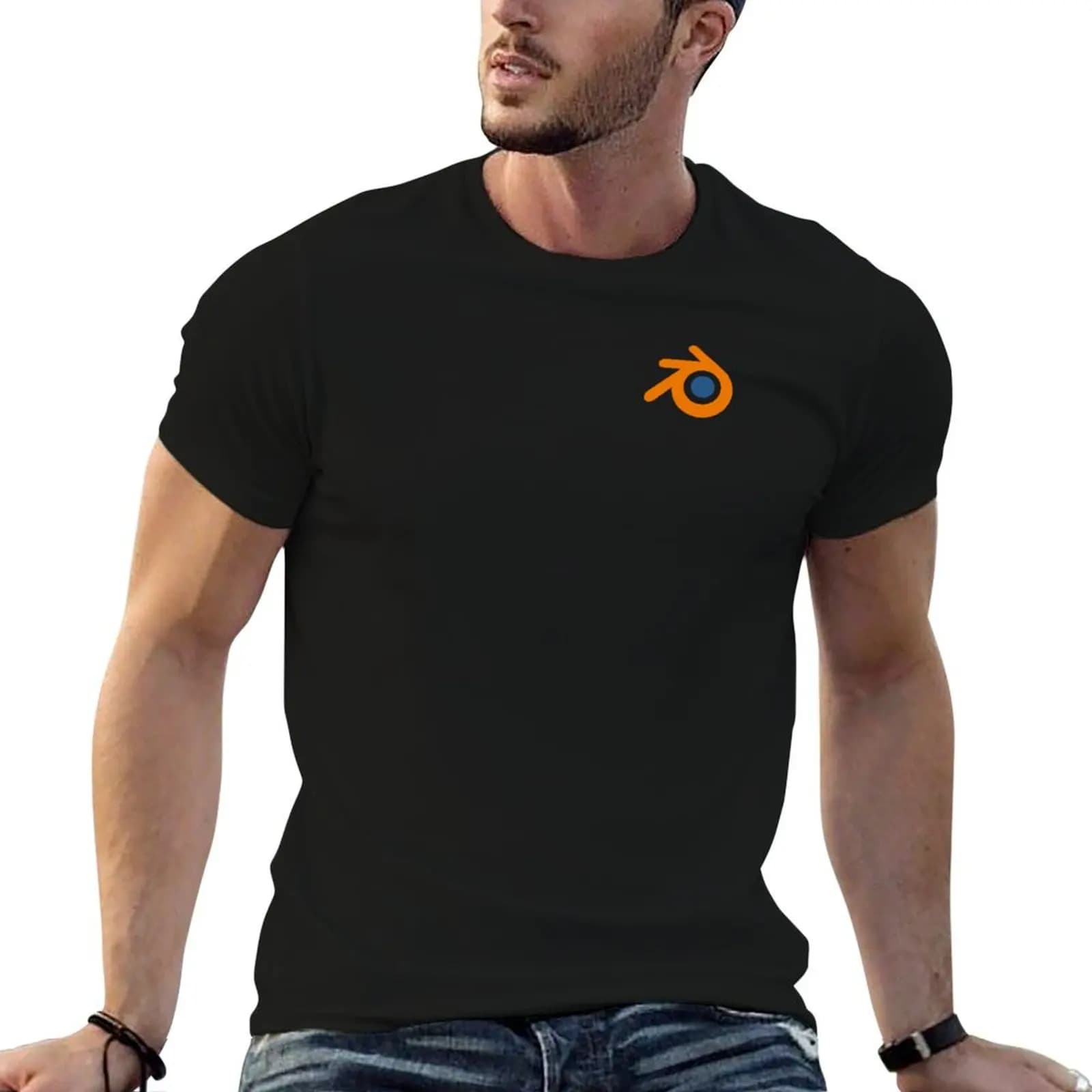 X3 Blender 3D T-Shirt cotton t shirts high quality black cotton t-shirt plain for man package cotton t shirts man 100% T-shirt