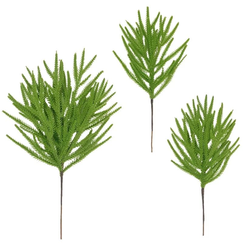Artificial plant Christmas decoration pine needles soft rubber home decoration artificial hand laminated pine needles artificial plants