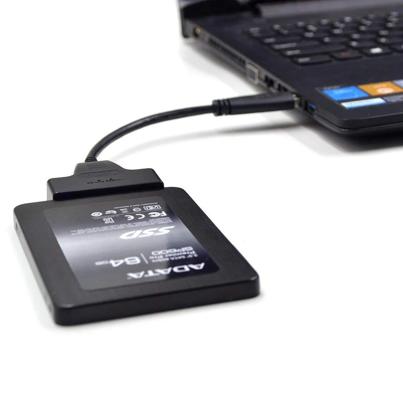 AA08-2X USB 3.0 To SATA Adapter Cable For 2.5 Inch SSD/HDD Drives - SATA To USB 3.0 External Converter And Cable