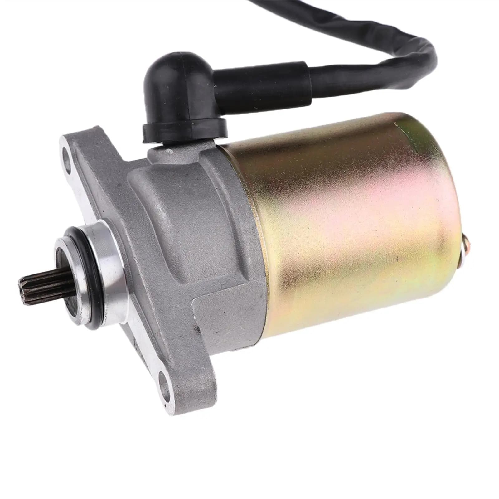 Motorcycle Starter Motor 12V DC Metal 10 Tooth Electric Scooter Part for GY6 139QMB 47cc 50cc 72cc