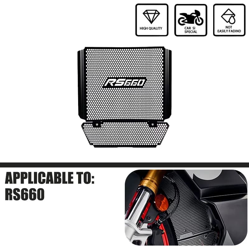 Per Aprilia RS660 2021-2024: Protezione Griglia Radiatore Moto, Copertura Protezione Motore Compatibile con Aprilia RS 600 2022 2023