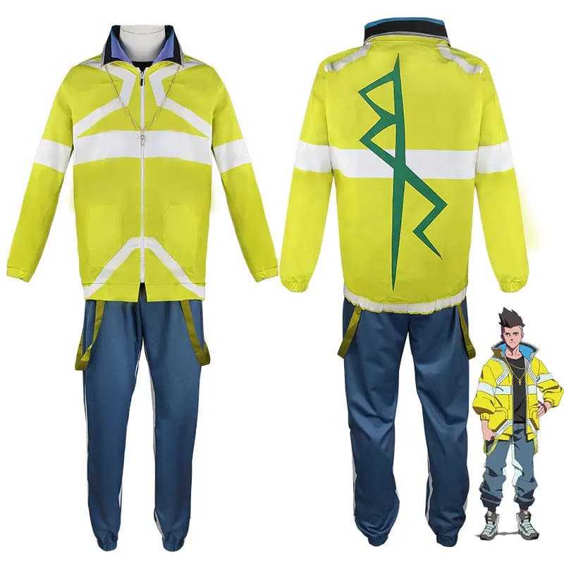 Game Anime David Martinez luce Punk Cosplay Costume Jacket Party Halloween Cosplay Costume 20 And 77 Punk