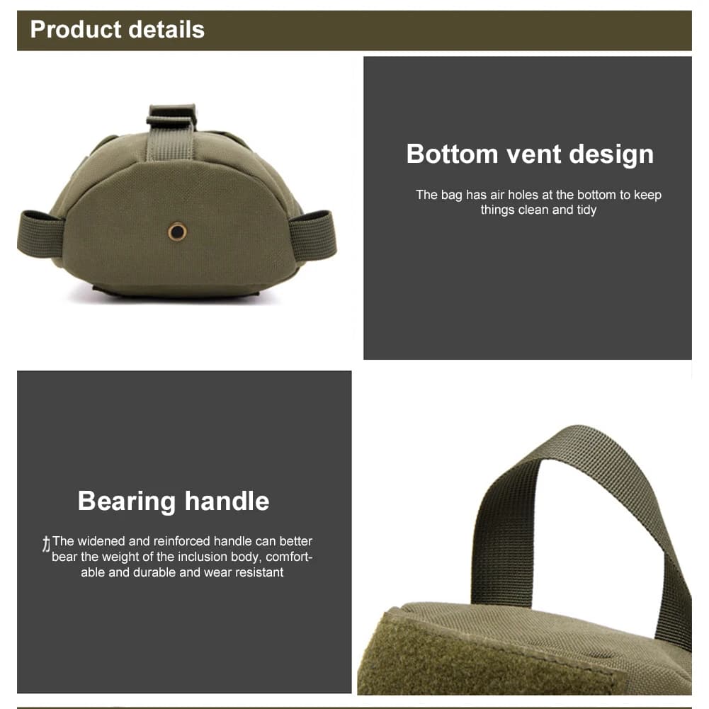 Borsa Molle in Nylon Vuota per Pronto Soccorso, Sacchetto IFAK, Borsa Medica per Traumi, Astuccio di Primo Soccorso per Escursionismo, Campeggio e Viaggi