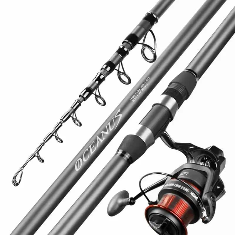 ZZ292 Long Distance Casting Rod HI-Carbon 2.4m 2.7m 3m 3.3m 3.9m 4.2m 4.5m 5.4m No Reel Bait 30-180g