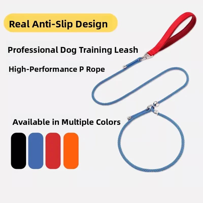 Guinzaglio per Cani, Collare da Addestramento, Accessori per Animali Domestici per Cani Piccoli, Medi e Grandi, Imbracatura da Passeggio, Antiesplosione, Facile da Annodare, Golden R...