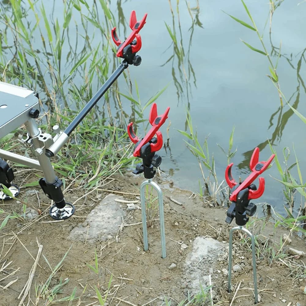 Adjustable 90° Fishing Rod Holder Self-locking Ground Insert Self-locking Rod Holder Fishing Chair Boxes Mount Mount Bracket