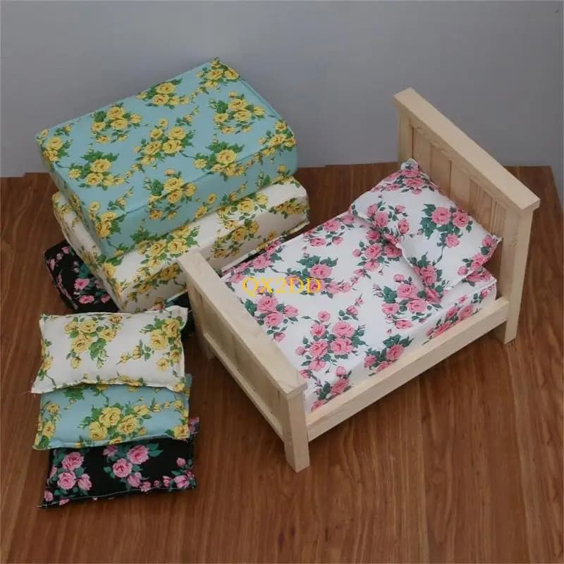 QX2D Baby Photo Basket Stuffer Mattress Pillow Photo Props for Newborn Shower Party