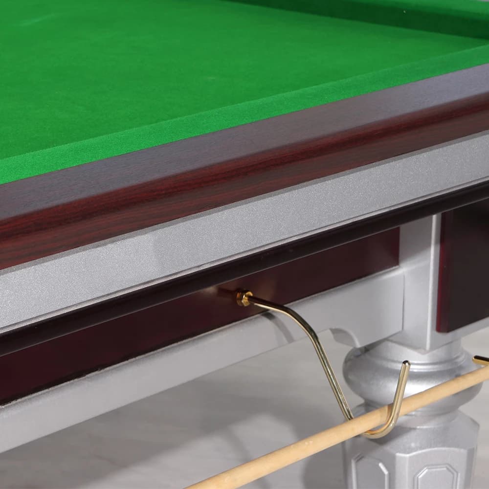 Tavolo da Biliardo Inglese Spessore 4,5 cm, Set Completo con Palle e Stecche da Snooker per Intrattenimento Premium