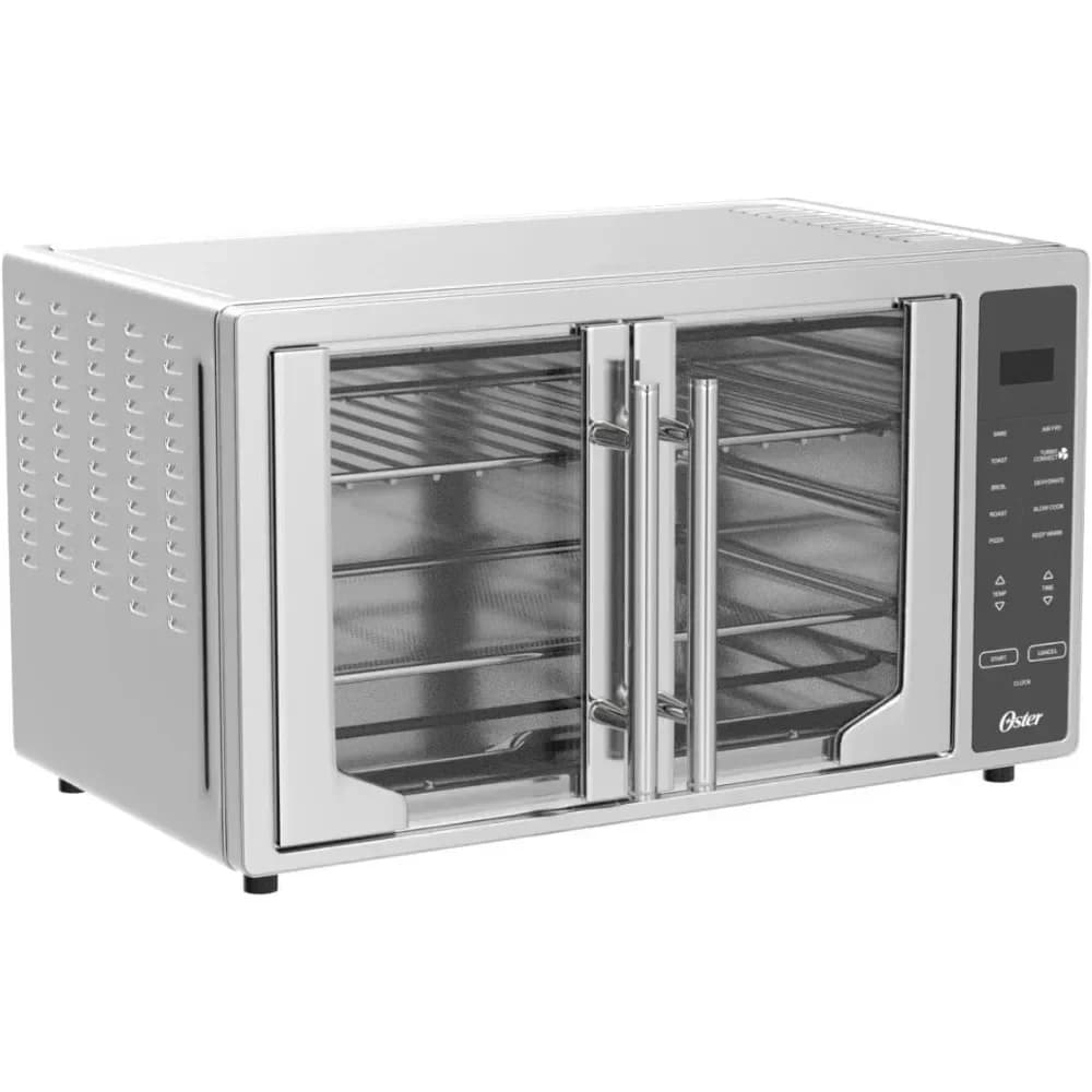 SAT air frying oven, 10 in 1, XL support toaster, suitable for 2 16" pizzas, French stainless steel doors