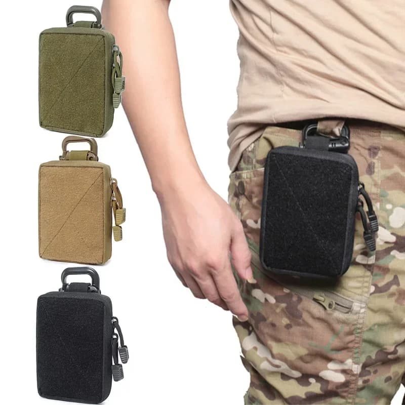 Borsa tattica portatile Molle EDC ispessita per esterni, kit di pronto soccorso con classificazione medica, kit di attrezzi per la caccia all'aperto