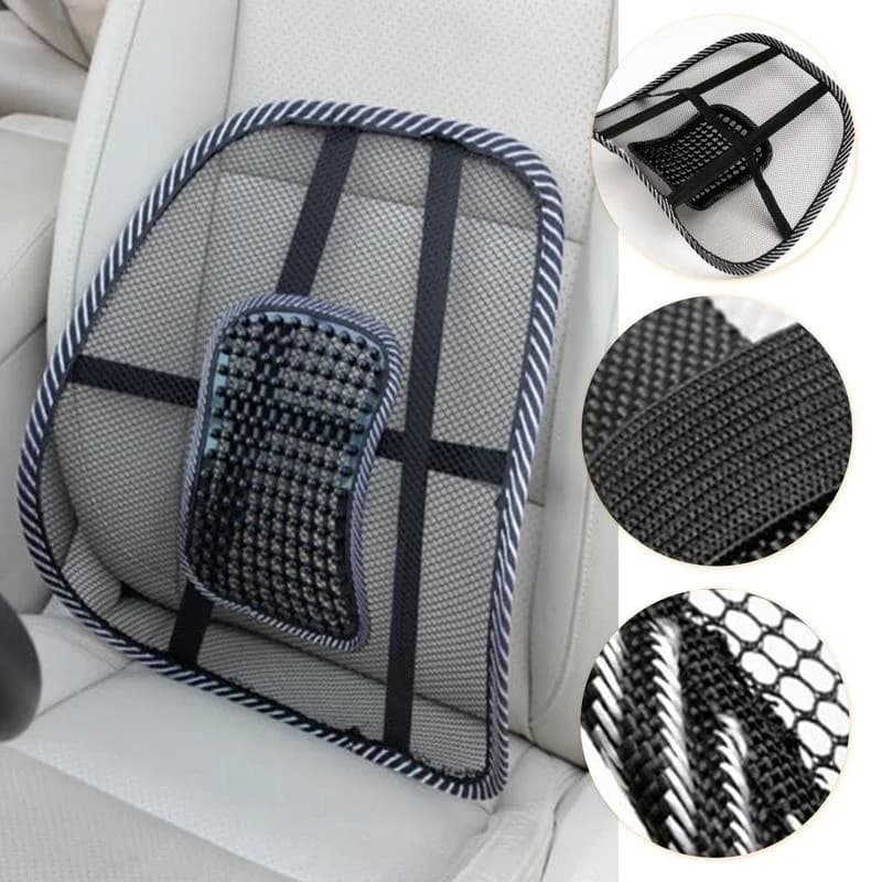 Cuscino poggiatesta per sedile Supporto per schienale per sedia 1 pezzo Cuscino rinfrescante lombare Massaggio per auto Home Office Auto