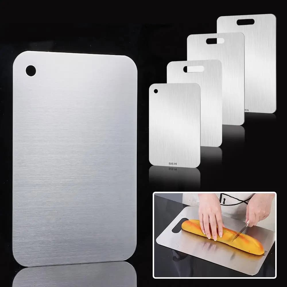 Stainless Steel Cutting Board Thickened Anti-mold Chopping Board Cooking Tools Cut Vegetables Meat Vegetable Cutting Board