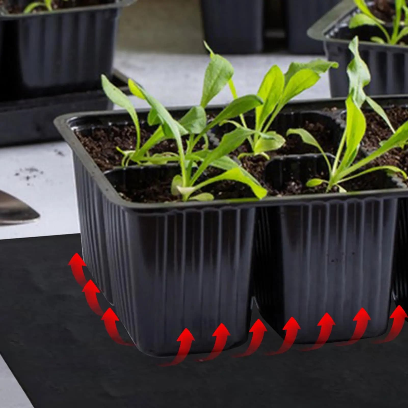 Tappetino Riscaldante per Semenzai 8.5W 5V 2A, Tappetino Termico per Germinazione Semi e Propagazione Piante, Tappetino Anti-freddo Invernale per Fiori e Verdure