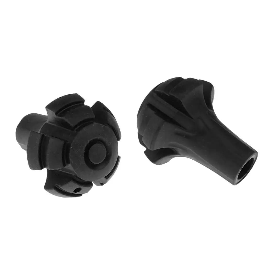2 spare parts rubber tip stopper for trekking sticks trekking stick walking stick anti-slip wear-resistant mold feet pads