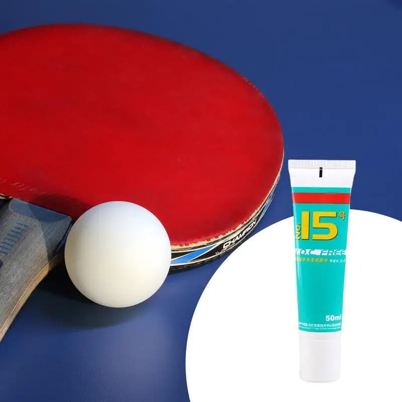 Ping-Pong Paddle Colla di Gomma 50ML Gomme Racchetta Da Tennis Da Tavolo Colla Liquida Ping-Pong Racchetta Da Ping Gomma Da Tavolo Colla Da Tennis Perfetta Per