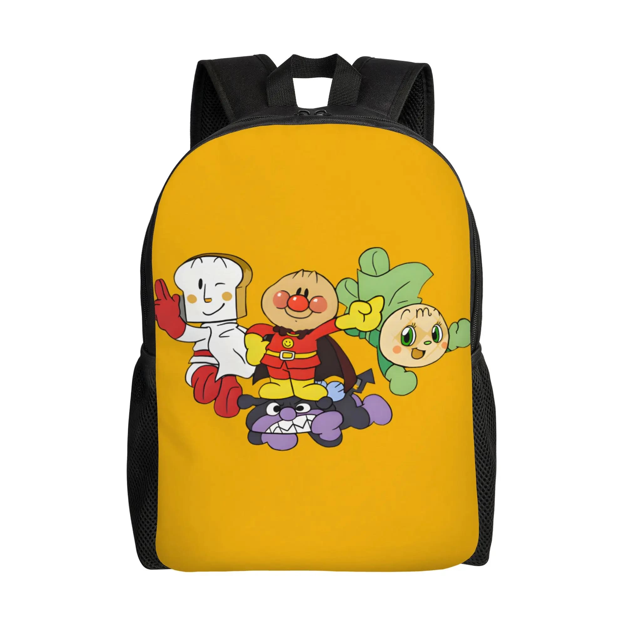 Borsa portaoggetti Anpanman Bandai per il ritorno a scuola, zaino con design Harajuku ispirato agli anime e ai supereroi giapponesi