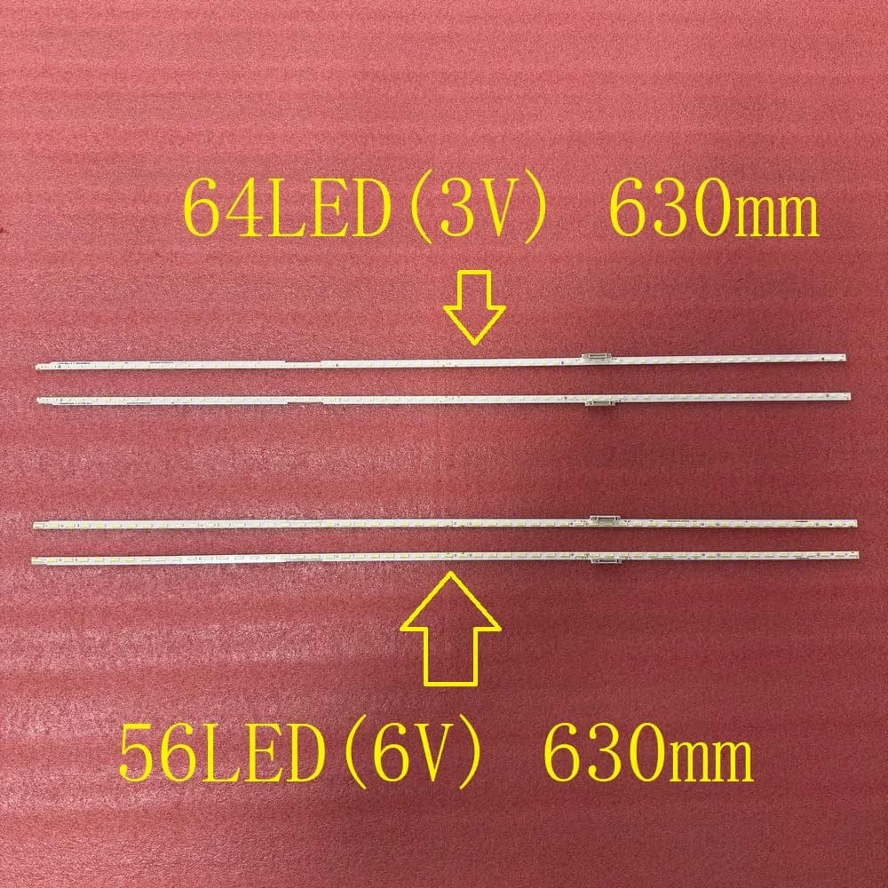 Striscia di retroilluminazione a LED 56LED/64LED per Panasonic TX-58DXU701 TX-58EX700B TX-58EX703E V580DJ2-KS7
