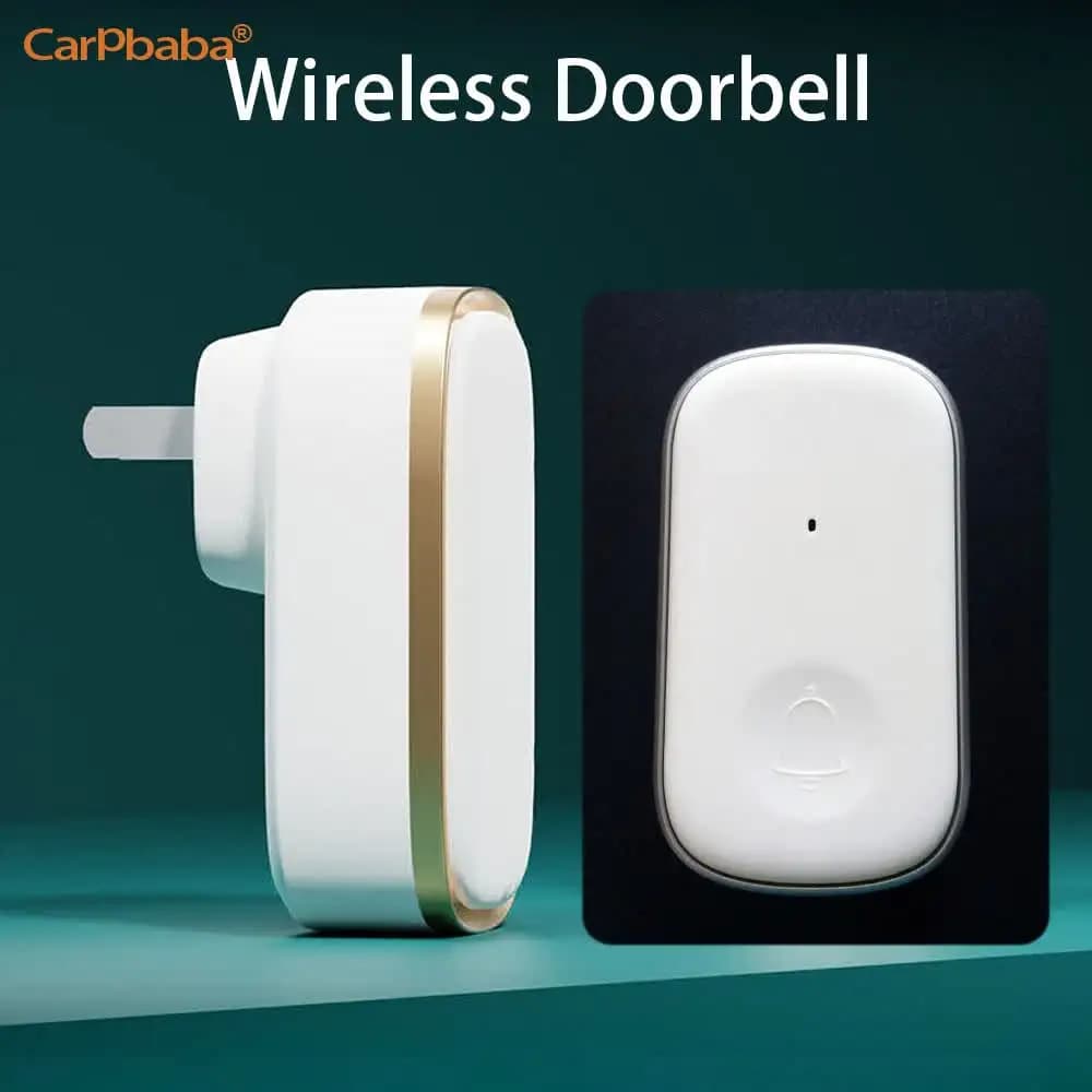 Campanello Wireless da Esterno 433MHz con Suonerie Musicali, Volume Regolabile, Compatibile con Sistemi di Allarme