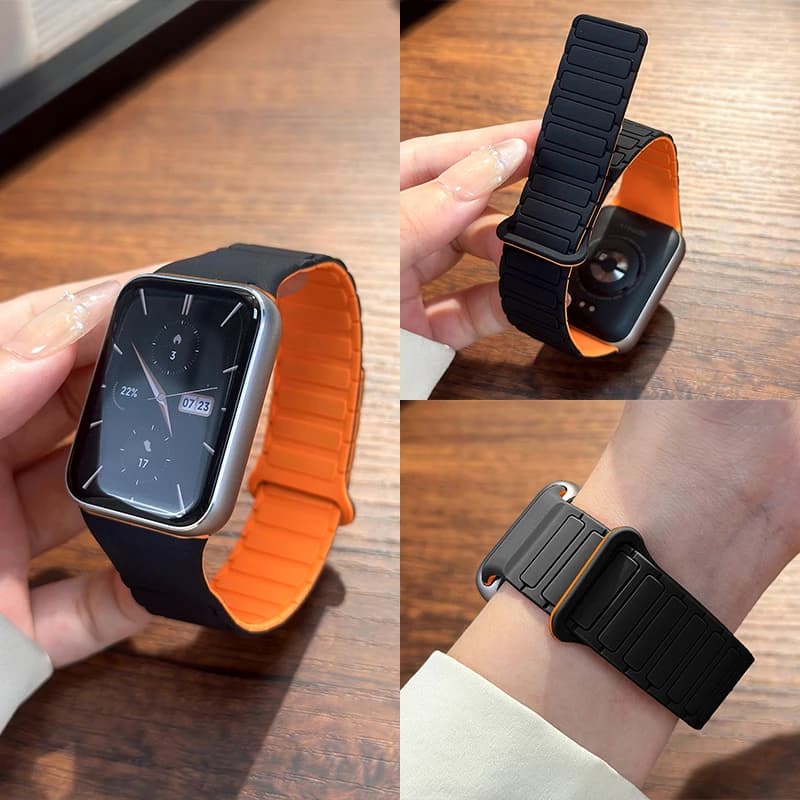Fascia magnetica per Xiaomi Mi 9 Pro 8 Pro cinturino in silicone braccialetto di ricambio per RedMi Watch 4 5 cinturino Correa Miband 9Pro