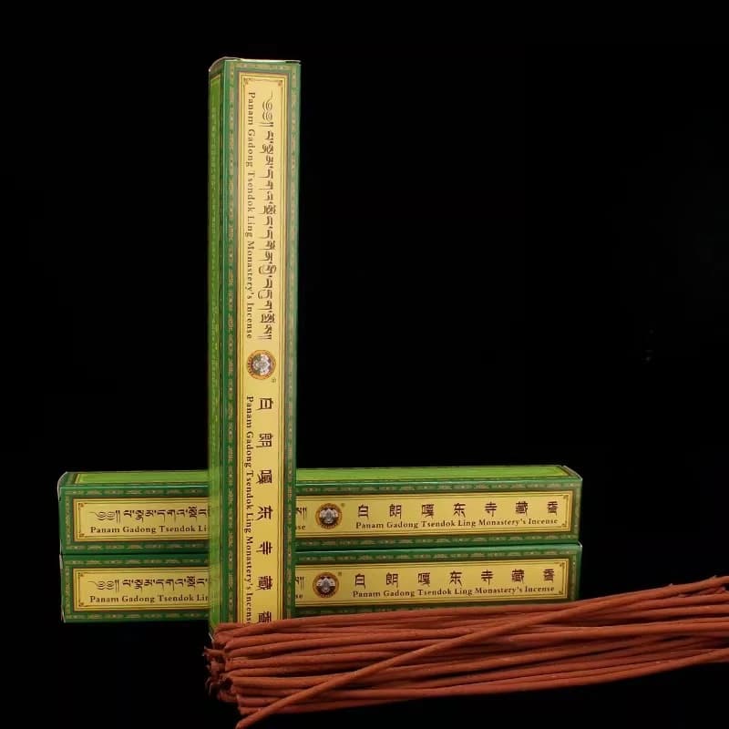 70g Bronzo di incenso fatto a mano tradizione naturale tibetana 800 anni Heritage/offers Buddha Lenisce lo spirito purifica l'aria Joss Stick