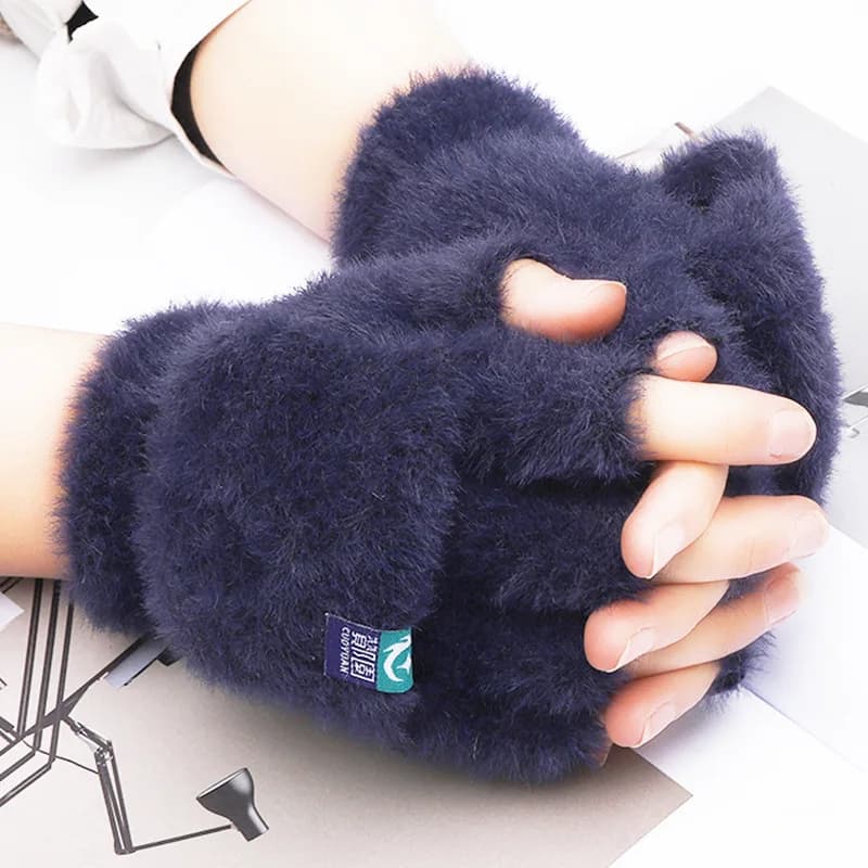 Women's Winter Gloves Soft and Warm Women's Gloves For Students Women's Gloves Outdoor Writing Gloves Cold thickened Protection