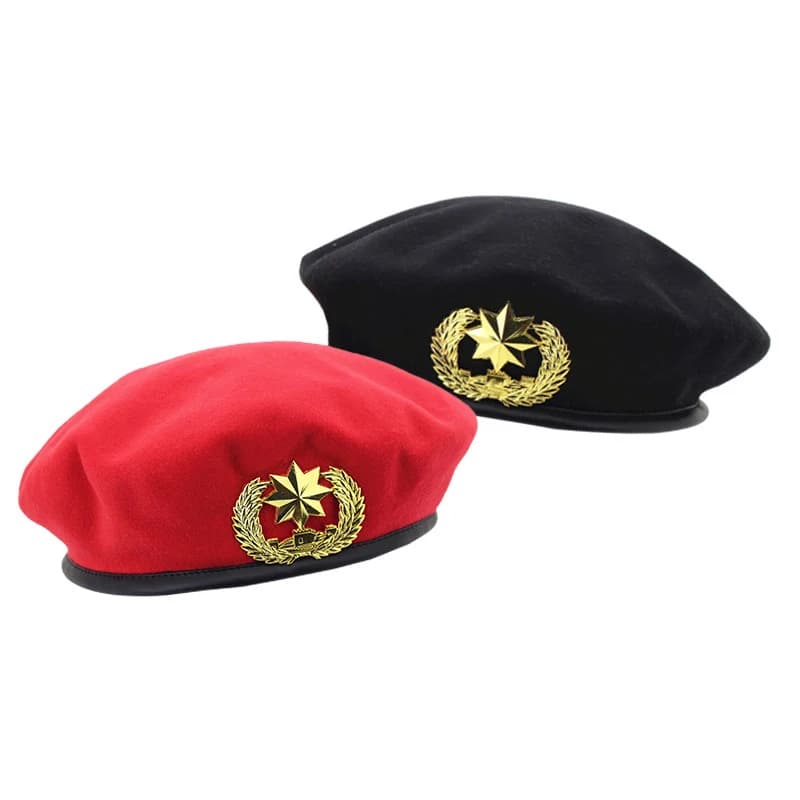 Berretti in Feltro di Lana Autunno Inverno per Uomo e Donna, Cappelli Stile Europeo e Militare USA, Cappelli da Marinaio Stile Britannico, Berretto di Sicurezza Unisex