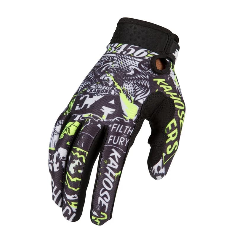 MX BMX MTB ATV Guanti da motocross Guanti da ciclismo da montagna per bici da dito intero