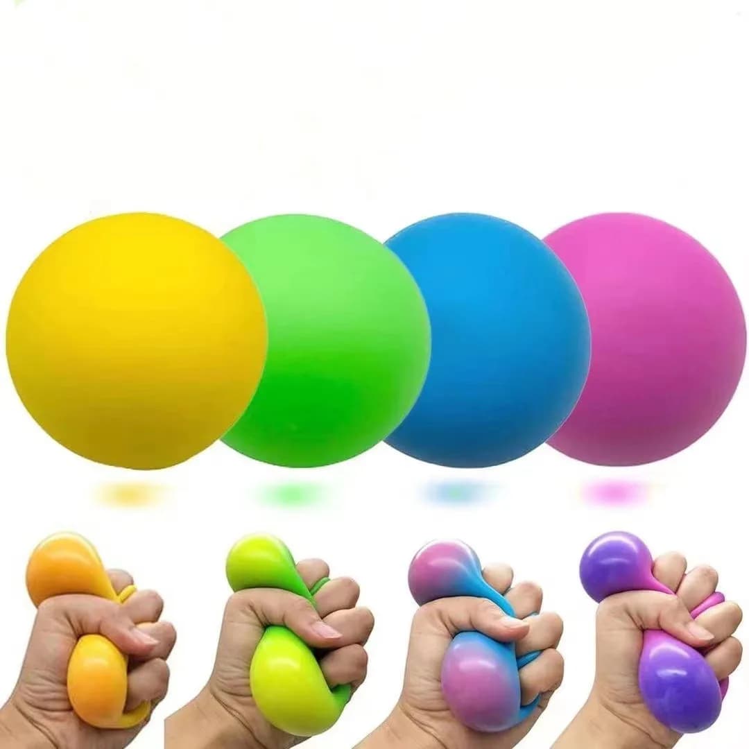 Palline Antistress a Lenta Risalita, Giocattoli Sensoriali Morbidi per Adulti, Palline Soffice Antistress per la Calma, Ideali per Aula, Autismo, ADHD