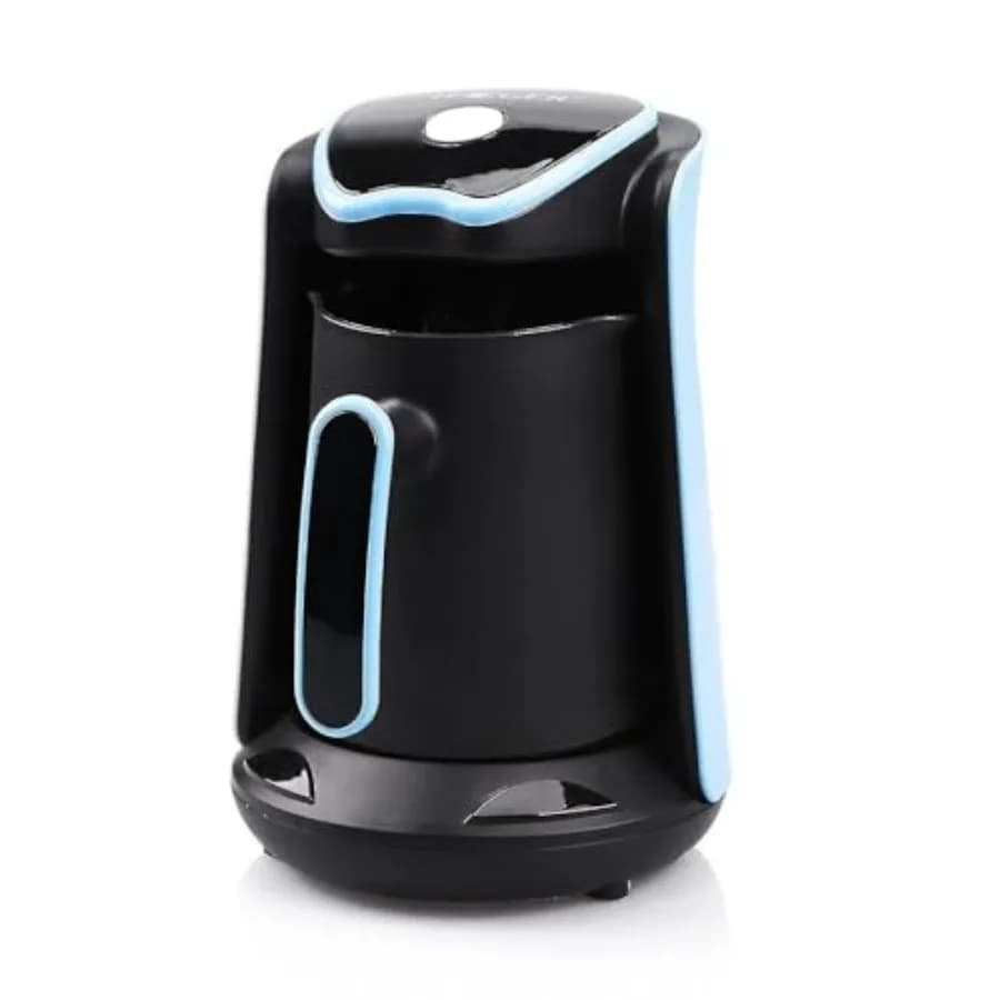 Turkish Arabic Greek Coffee Pot Maker Electric Machine 110v US PLUG 100% BPA-free 1-4 Cups Brewing Capacity with Cook Sense Tec