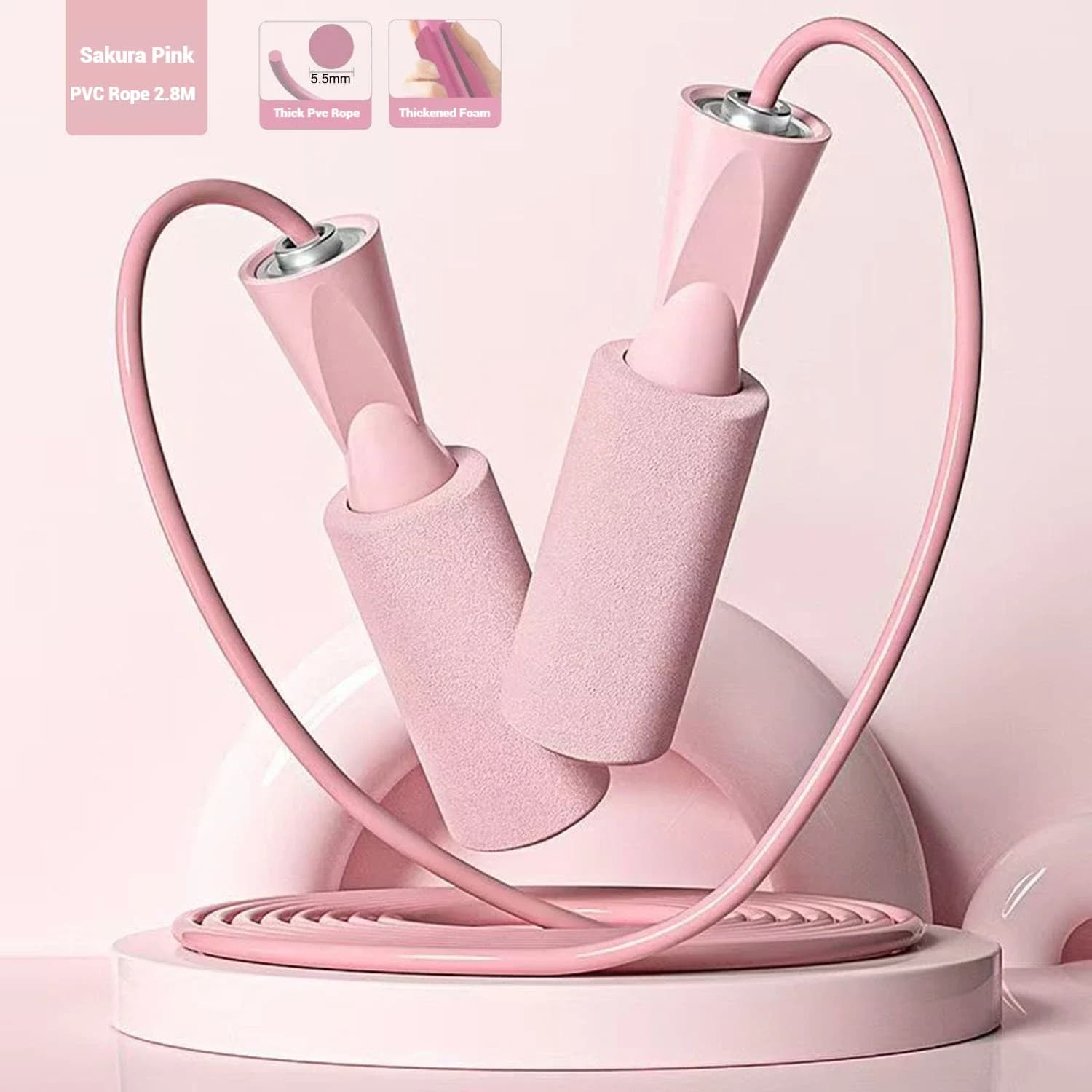 WOSWEIR-Corda for jumping with wireless rope bearing for adults and students Admission exam at high school Fitness equipment