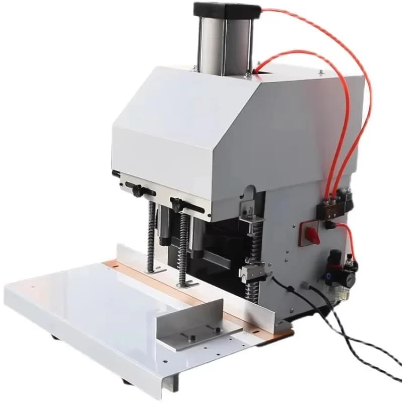 Double Head Pneumatic Punching Machine For Office Paper Bags