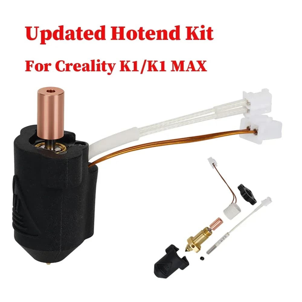 KIT Hotend aggiornato per K1 HOTEND per Creality K1/K1 MAX Kit blocco di riscaldamento in ceramica estrusore da 300 ° c per stampante 3D Creality K1