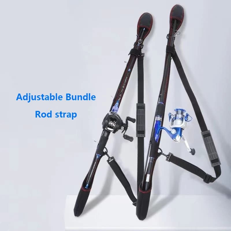 New Fishing Rod Protective Sheath Case Fly Fishing Rods Cover Pole Bag Holder Belt Straps Wrap Portable Tools Accessories