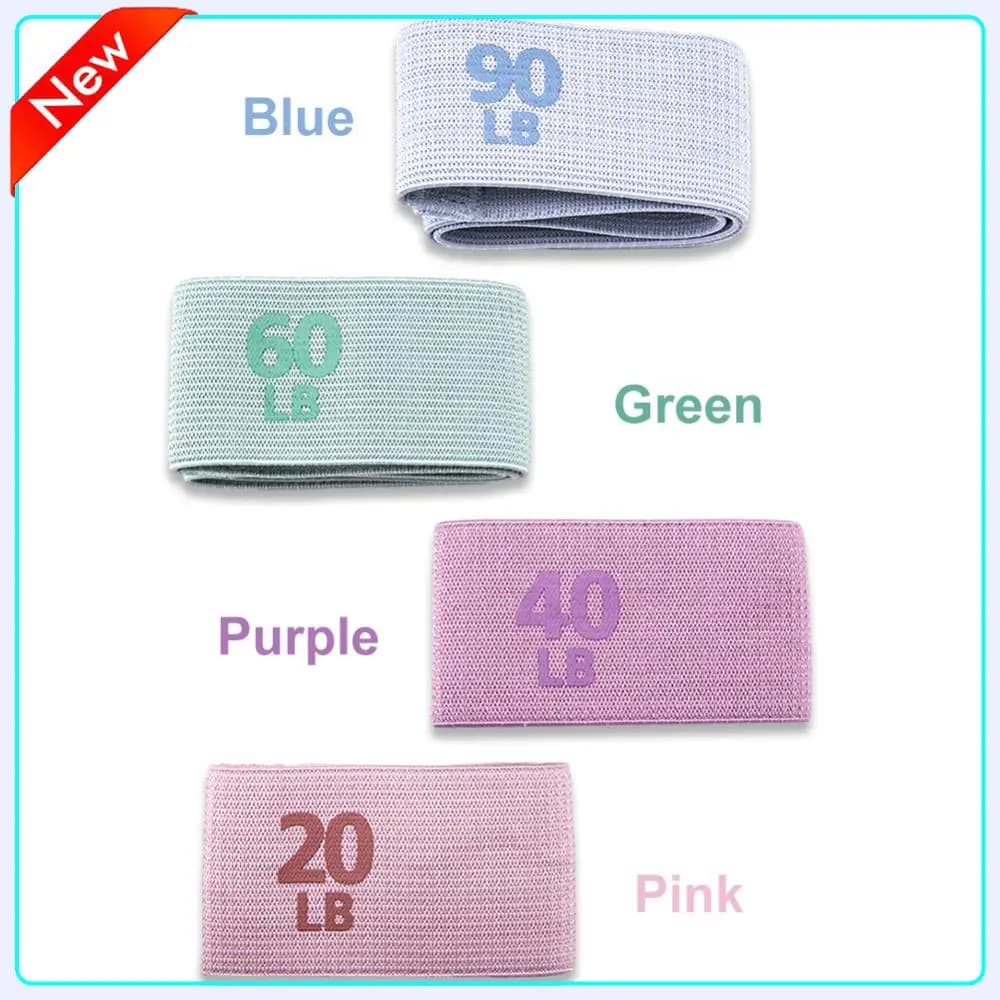 15-90LB Fabric Elastic Wax Strength for Fitness Yoga Pilates Hinge Hinge Phases for Expander Hands for Training Training Equipment