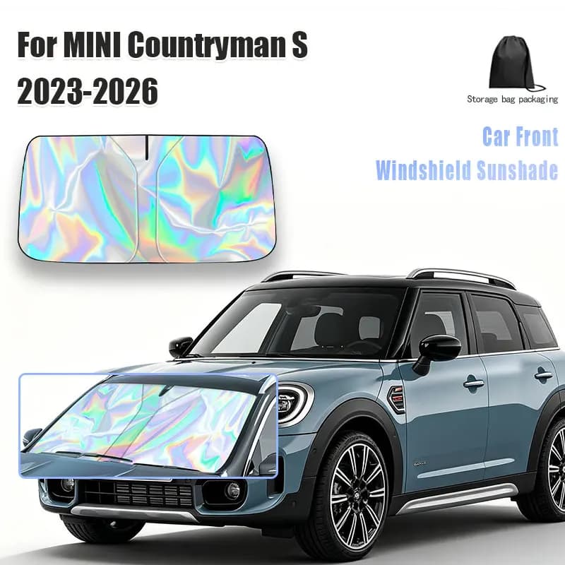 For MINI Countryman S 2023-2026 Car Windshield Sunshade Cover Front Window Sun Shade Visor Auto Interior UV Protection