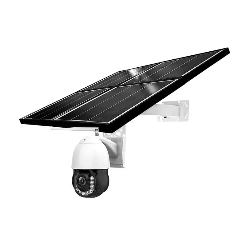 Telecamera di sorveglianza PTZ 4G per esterni con altoparlante potente e pannello solare - Offerta imperdibile
