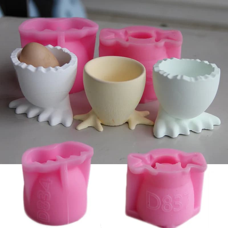 Stampo per vassoio per uova di Pasqua Stampo per frullatore di bellezza Stampi fatti a mano Stampo per candele con colla in gesso Commercio all'ingrosso