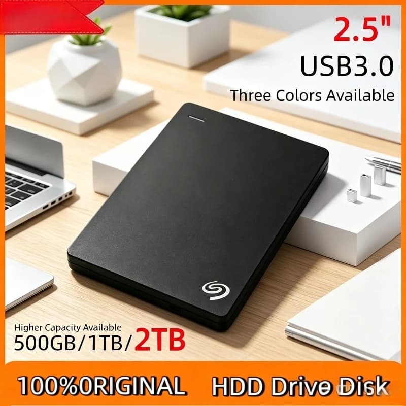 2026 For Seagate 2.5Inch Portable Hard Drive External Hard Disk Backup Plus SlimUSB 3.0 DASKA HDD Portable External Data Storage