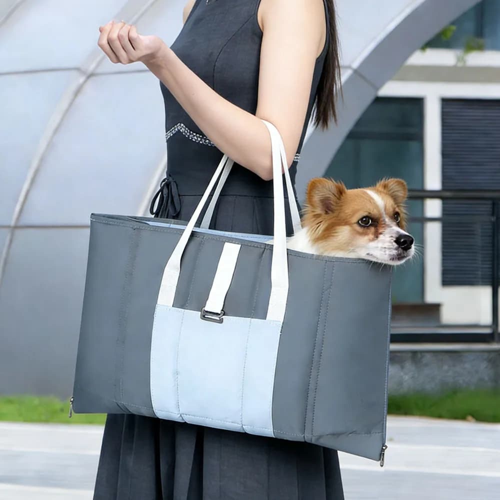 Tappetino e Borsa 2 in 1 per Cani, Letto Portatile Pieghevole Impermeabile, Borsa Convertibile per Cani Piccoli e Medi, per Campeggio e Viaggi all'Aperto